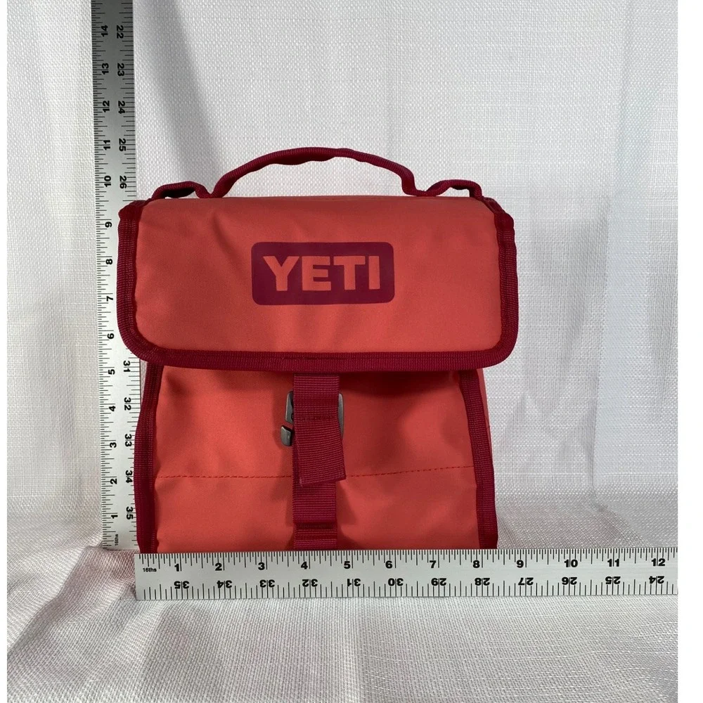 Retired YETI Daytrip Lunch Bag Bimini‎ Pink Insulated Fold and Go Buckle Closure